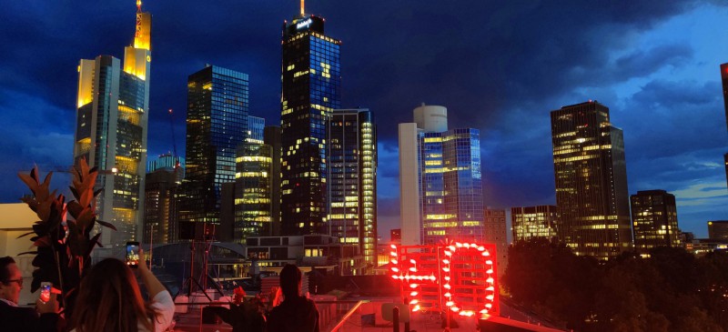 Feuerwerk in Frankfurt - Pyrotechnik im Quadrat